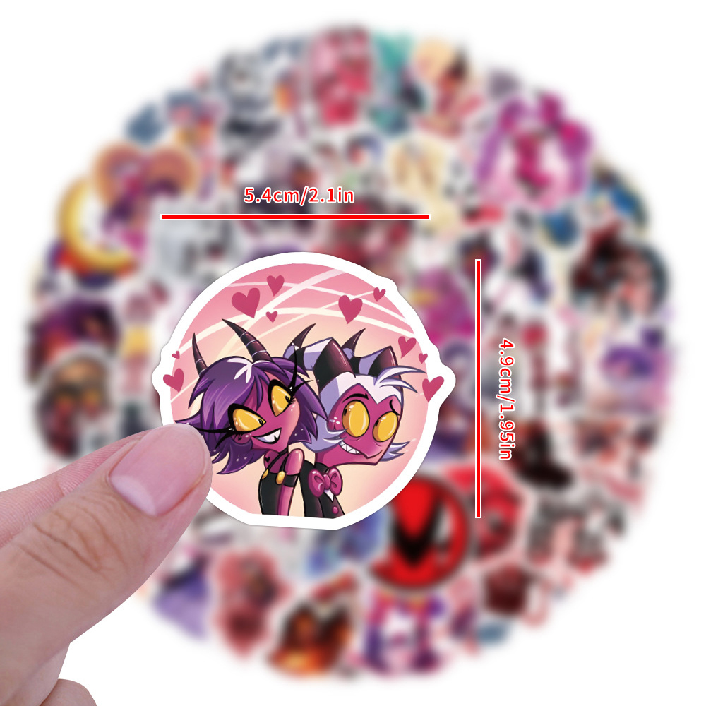 Phone Cases Wholesale - 10/30/60/120pcs Helluva Boss Anime Stickers Funny