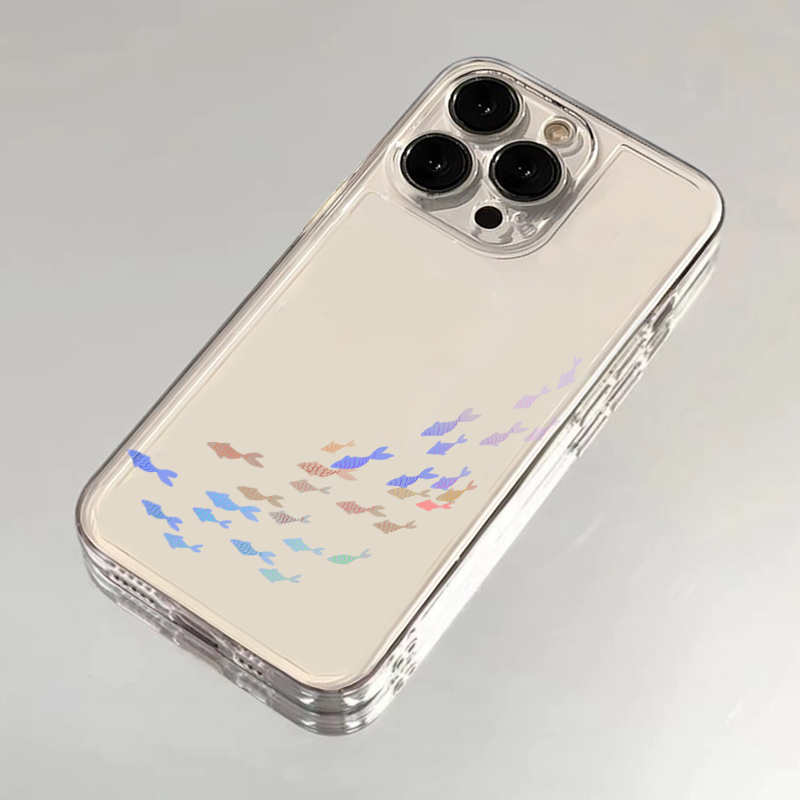 Phone Cases Xr Cute - Ins Small Fish Group Creative Cartoon