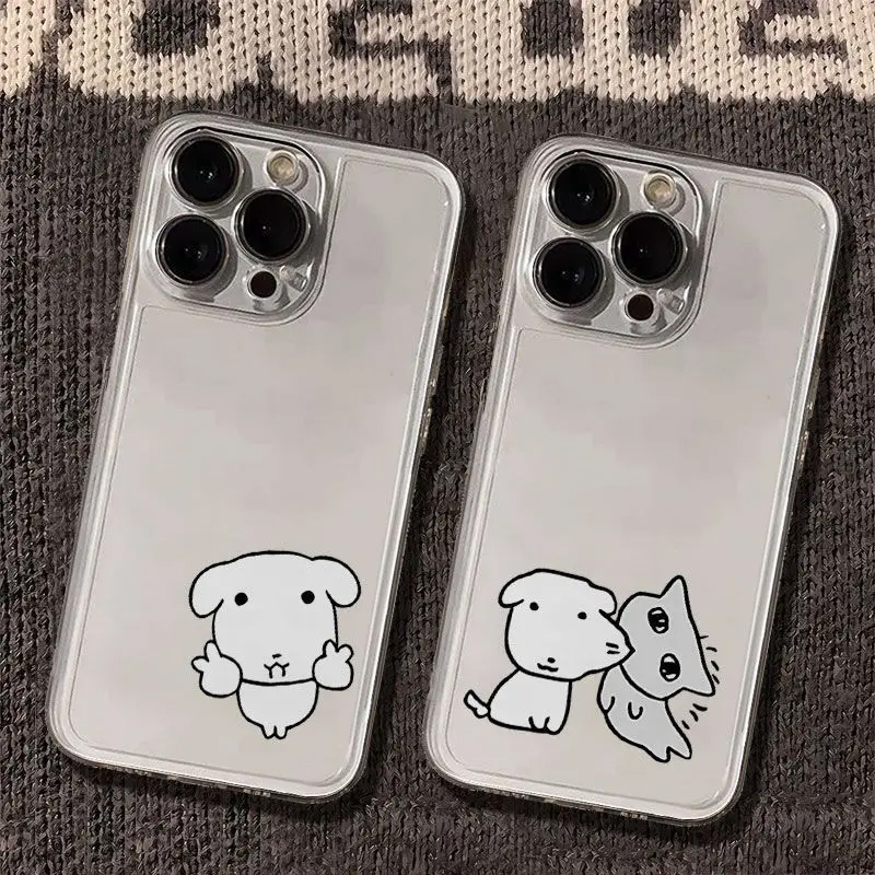 Phone Cases Xr Cute - New Korean Ins Cute Puppy Cat