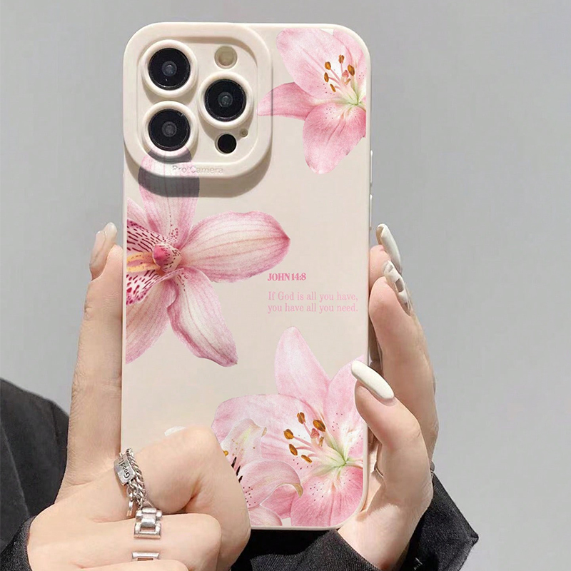 Blue Floral Painted Silicone I - Phone Cases Like Loopy 评论和价格