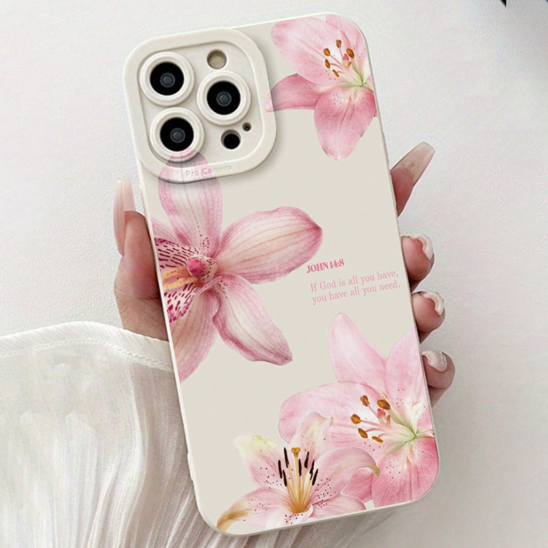Blue Floral Painted Silicone I - Phone Cases Like Loopy 评论和价格
