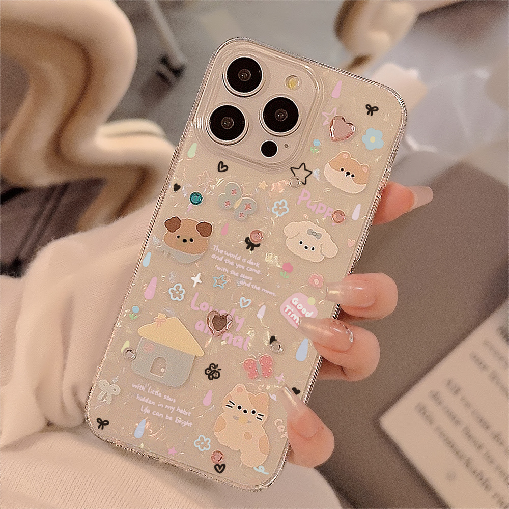 Cute Cartoon Puppy Shell Patte - Phone Cases Xr Cute 评论和价格