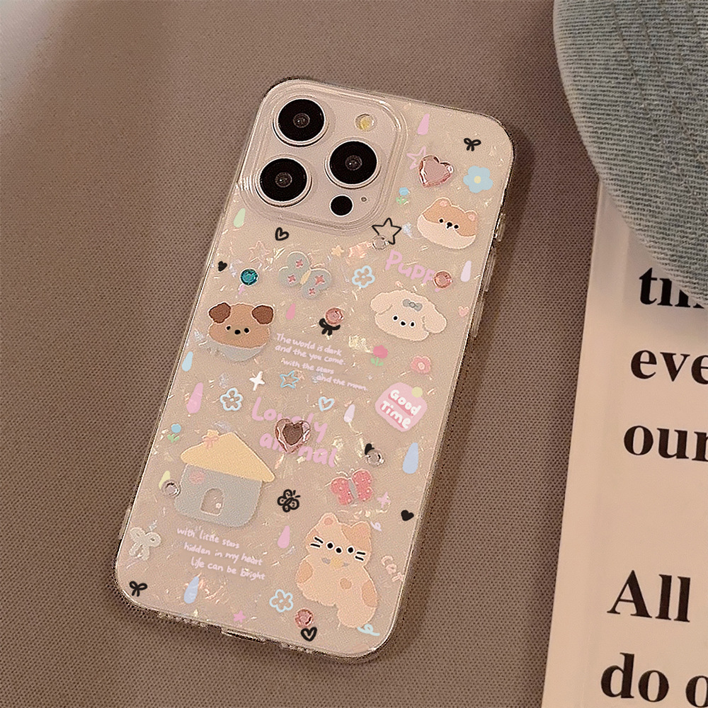 Cute Cartoon Puppy Shell Patte - Phone Cases Xr Cute 评论和价格