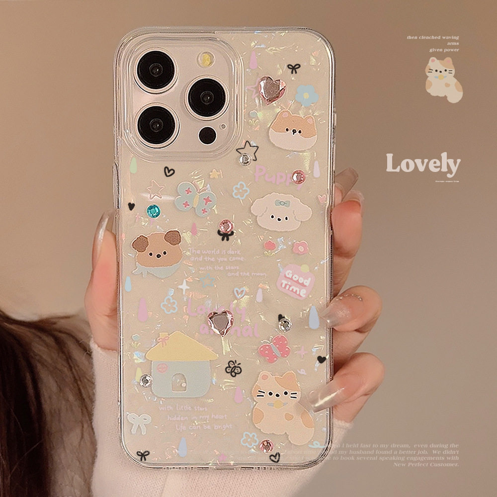 Cute Cartoon Puppy Shell Patte - Phone Cases Xr Cute 评论和价格