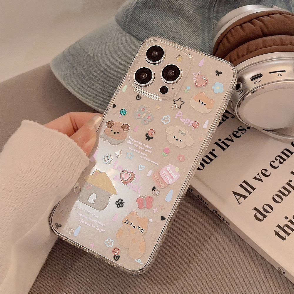 Cute Cartoon Puppy Shell Patte - Phone Cases Xr Cute 评论和价格
