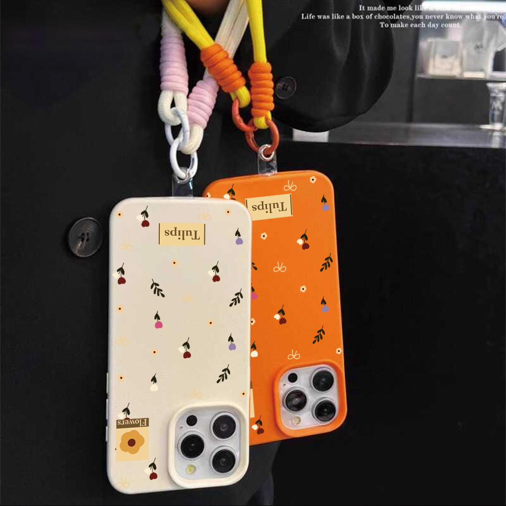 Tulip Bow Strap Rope Phone Cas - Phone Cases Leather 评论和价格