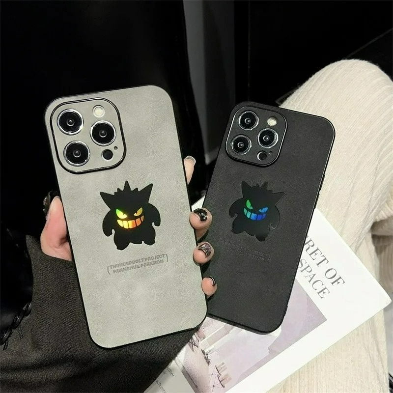 Cartoon Anime Gengar Leather T - Phone Cases Leather 评论和价格
