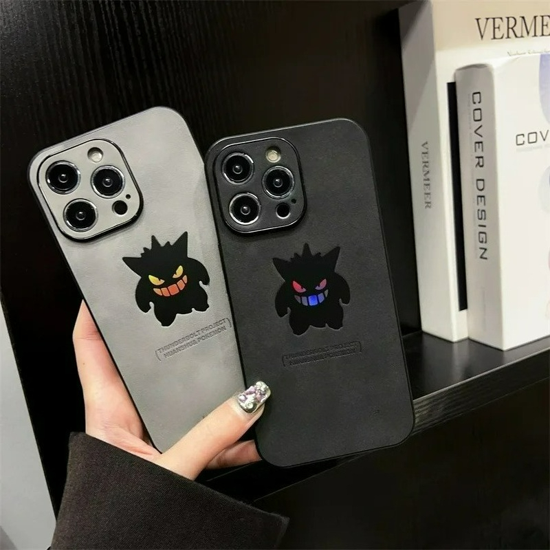 Cartoon Anime Gengar Leather T - Phone Cases Leather 评论和价格