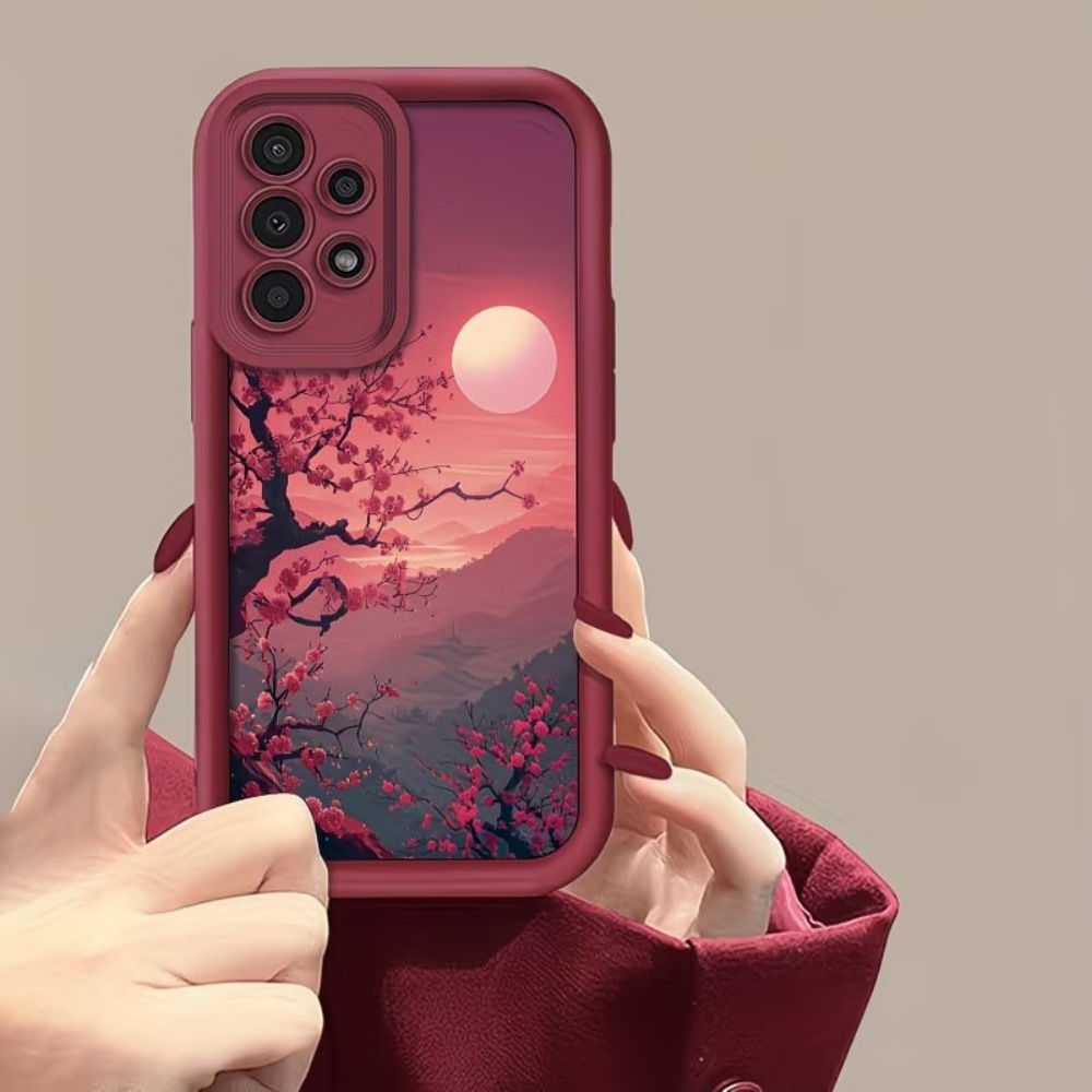 Sunset Mountain Peak Anti-Fall - Phone Cases For Samsung S21 5G 评论和价格