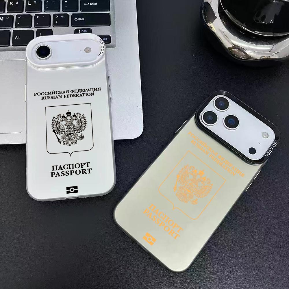 Russia Passport Design Phone C - Phone Cases Art 评论和价格