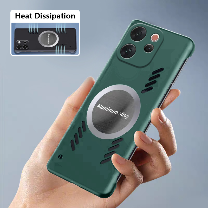 Biruiqu For VIVO V70 Bezel-les - Phone Cases Vivo 评论和价格