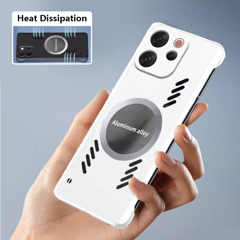 Biruiqu For VIVO V70 Bezel-les - Phone Cases Vivo 评论和价格