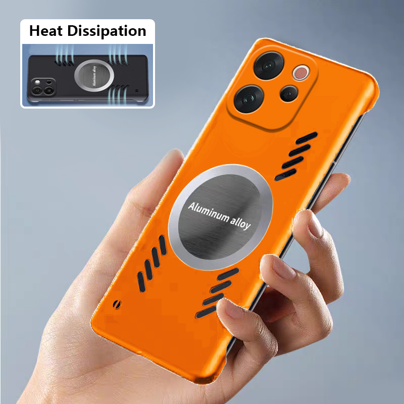 Biruiqu For VIVO V70 Bezel-les - Phone Cases Vivo 评论和价格