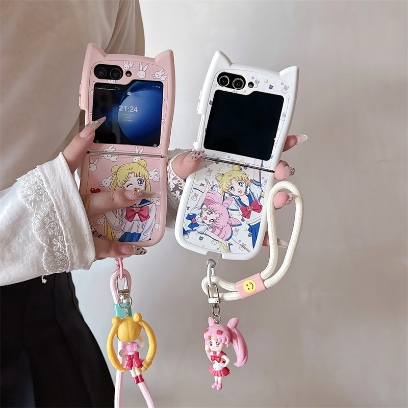 Cute Cartoon Japan Anime Sailo - Phone Cases Z Flip 6 评论和价格