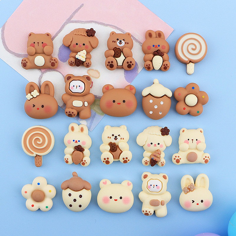 100pcs Mini Animal Resin Charm - Phone Cases Wholesale 评论和价格