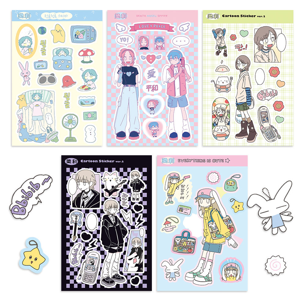 1/5 Pcs Rou Li 2 Character Sti - Phone Cases Wholesale 评论和价格