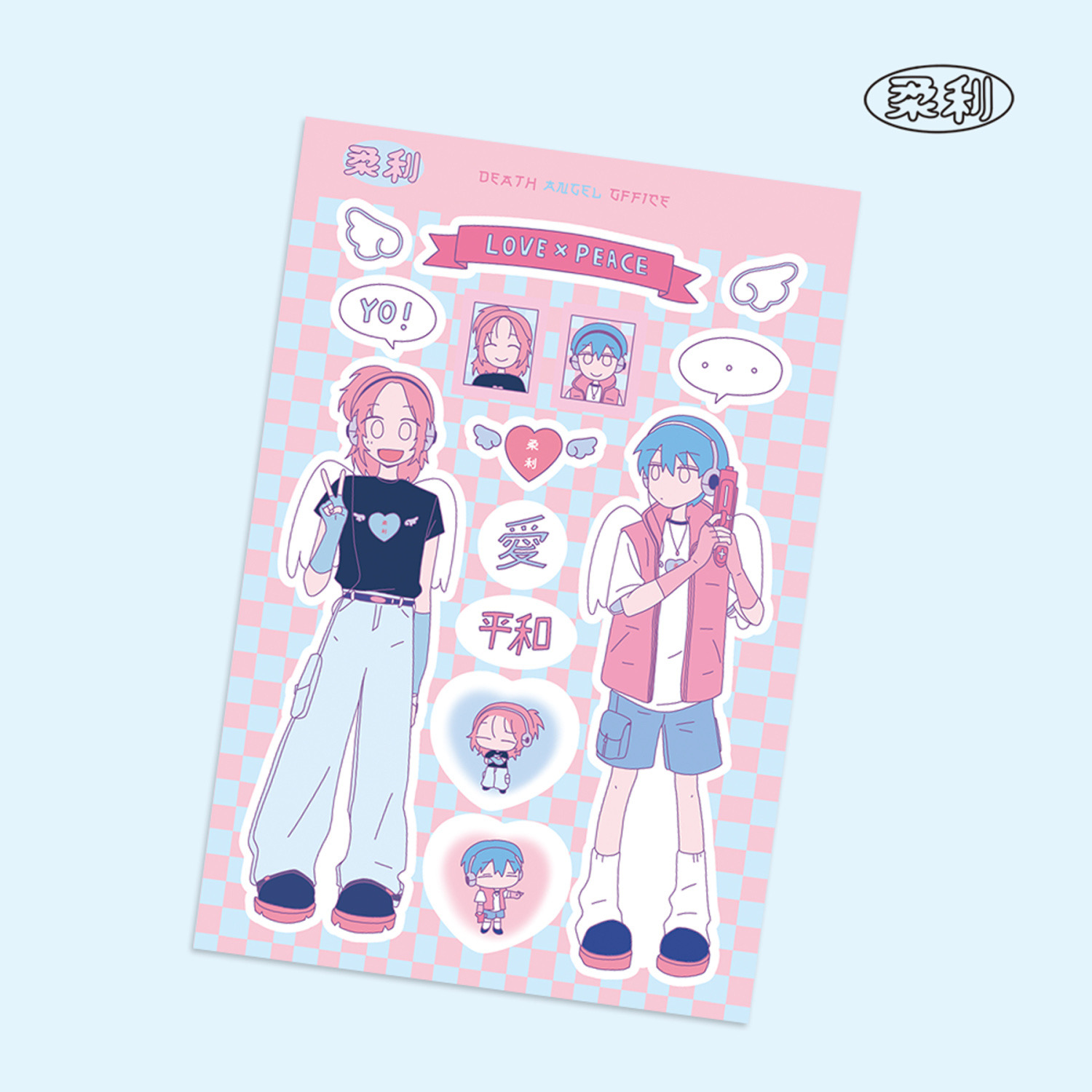 1/5 Pcs Rou Li 2 Character Sti - Phone Cases Wholesale 评论和价格