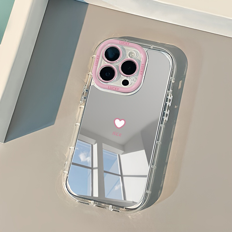 Nice Heart Makeup Mirror Phone - Phone Cases Xr Cute 评论和价格