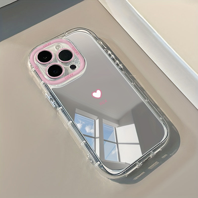 Nice Heart Makeup Mirror Phone - Phone Cases Xr Cute 评论和价格