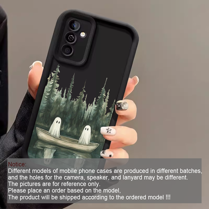 Creative Cute Ghost Pattern Ph - Phone Cases Funny 评论和价格