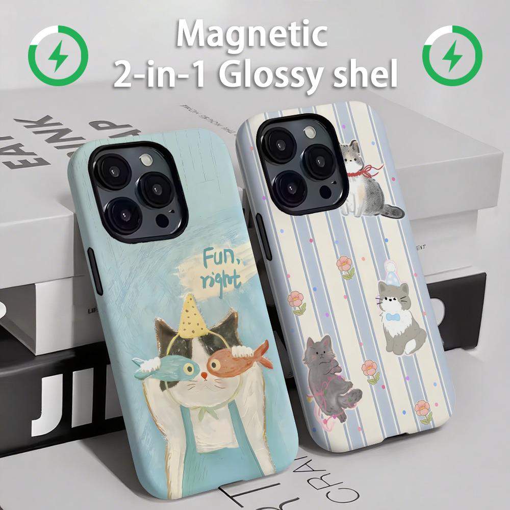 Cute cats and dogs  Phone Case - Phone Cases Like Loopy 评论和价格
