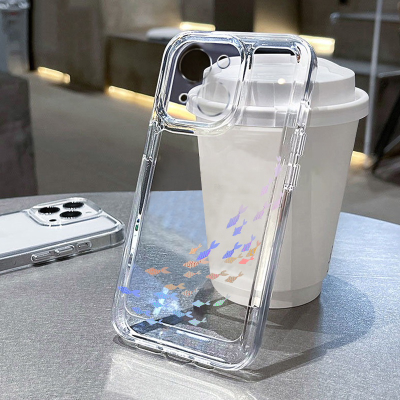 Ins Small Fish Group Creative  - Phone Cases Xr Cute 评论和价格