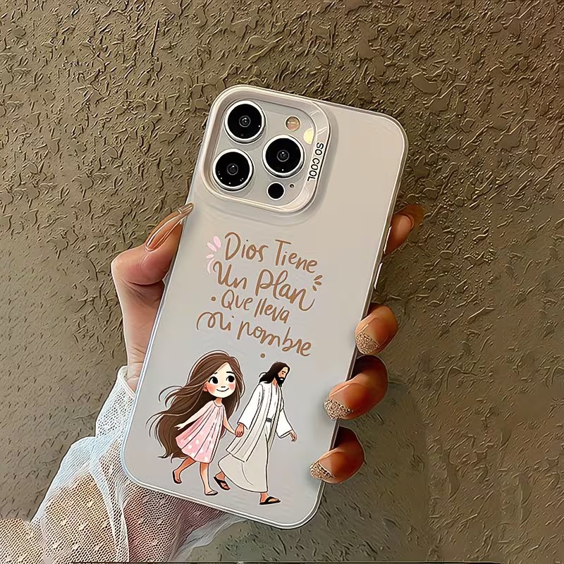 Cute Girl Walking With God Mat - Phone Cases Xr Cute 评论和价格