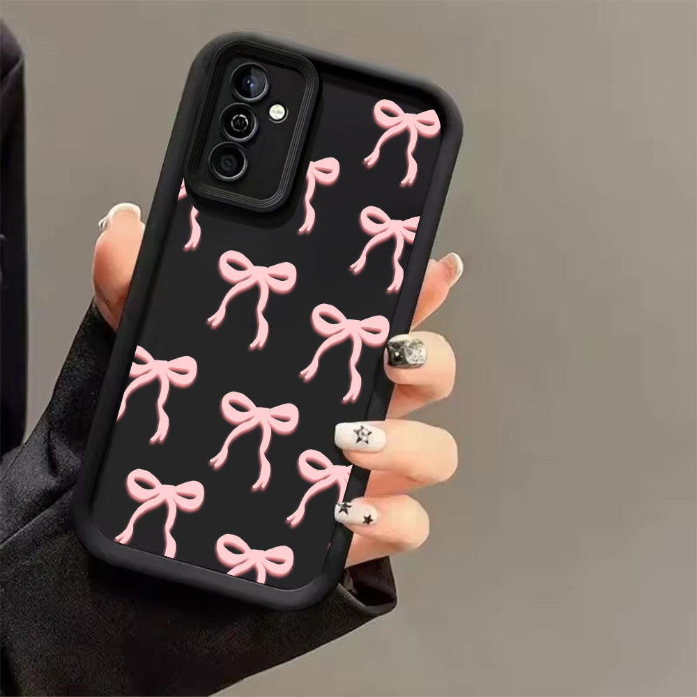 Pink Bow Print Soft TPU Phone  - Phone Cases For Samsung S21 5G 评论和价格