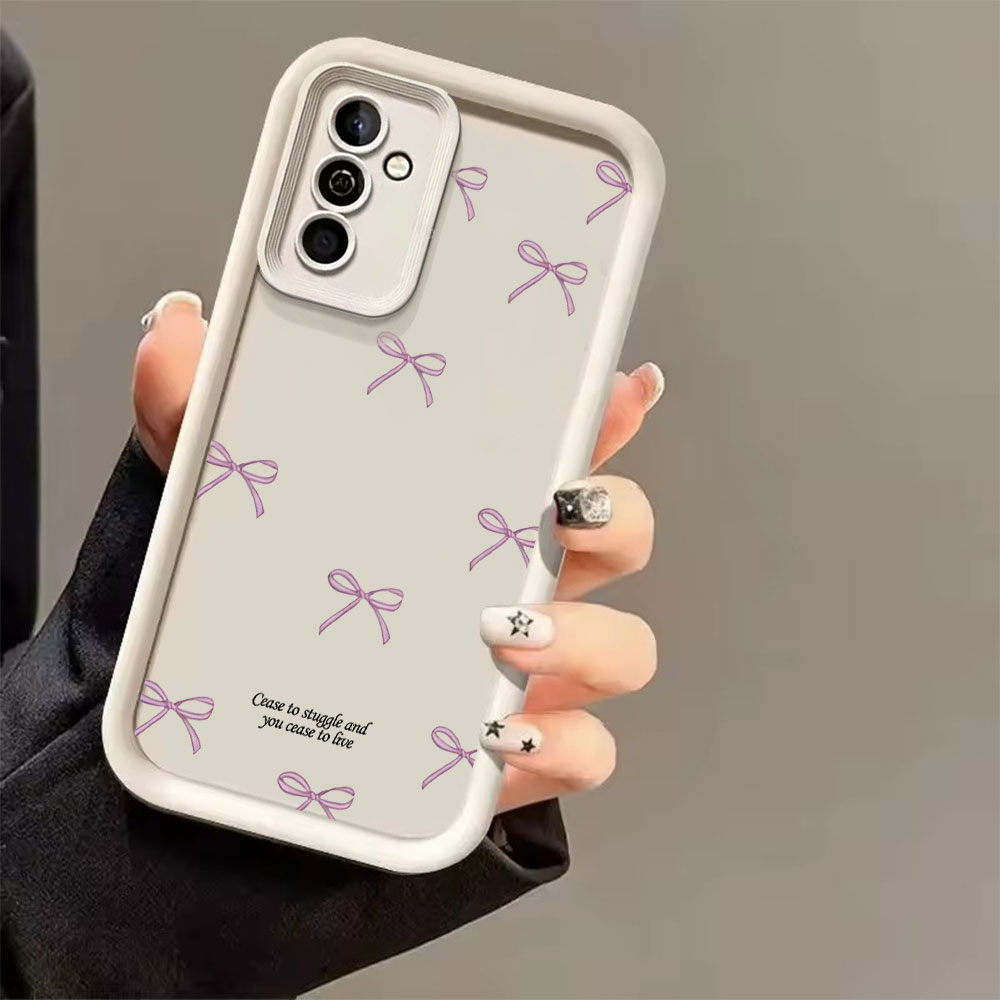 Pink Bow Print Soft TPU Phone  - Phone Cases For Samsung S21 5G 评论和价格