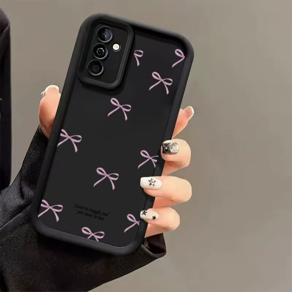 Pink Bow Print Soft TPU Phone  - Phone Cases For Samsung S21 5G 评论和价格