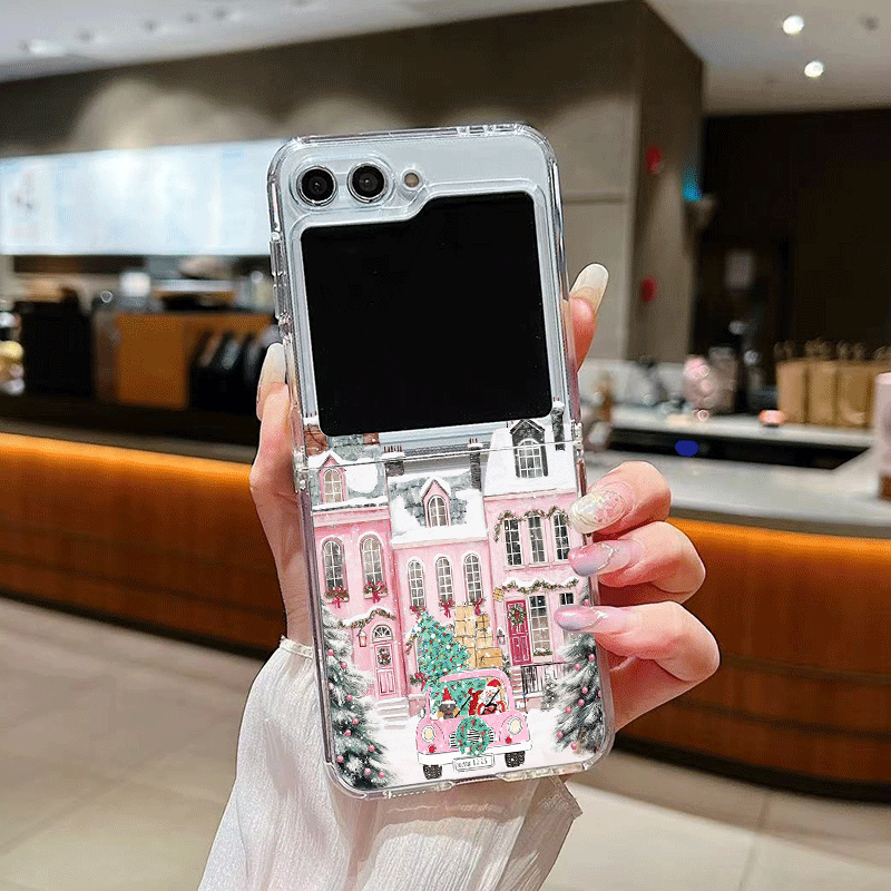 Rural Building Snow Scenery Ch - Phone Cases Z Flip 6 评论和价格