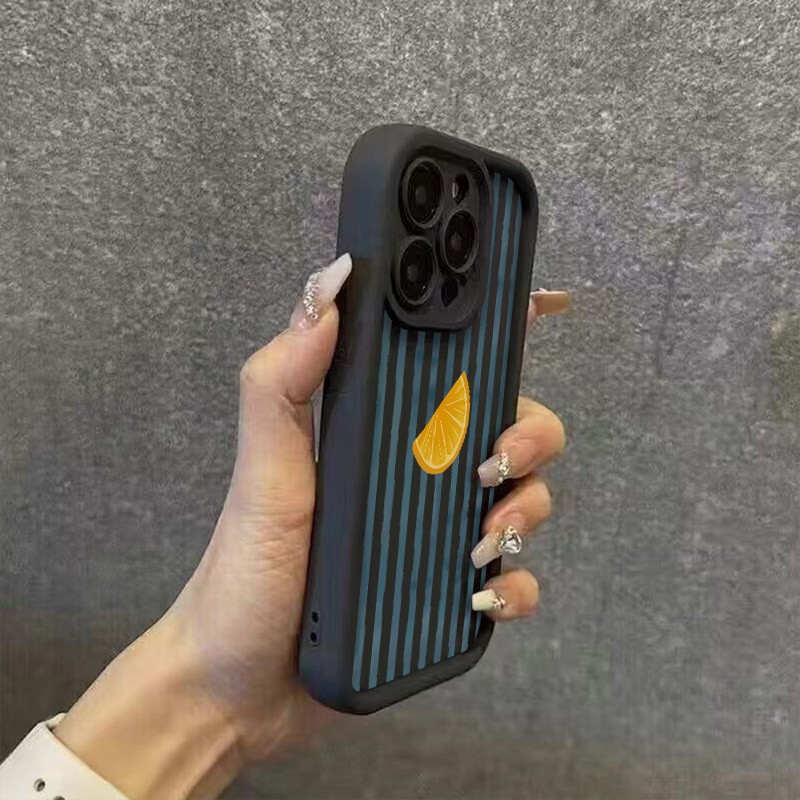 Striped Lemon Slice Pattern Ph - Phone Cases Like Loopy 评论和价格