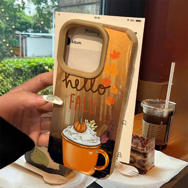 Retro Maple Leaf Fall Coffee P - Phone Cases Leather 评论和价格