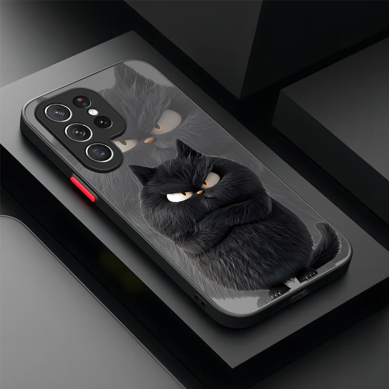 Angry Cat Couple Style Case fo - Phone Cases For Samsung S21 5G 评论和价格