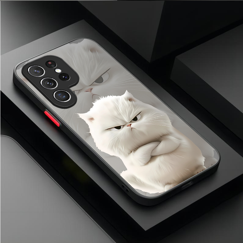 Angry Cat Couple Style Case fo - Phone Cases For Samsung S21 5G 评论和价格