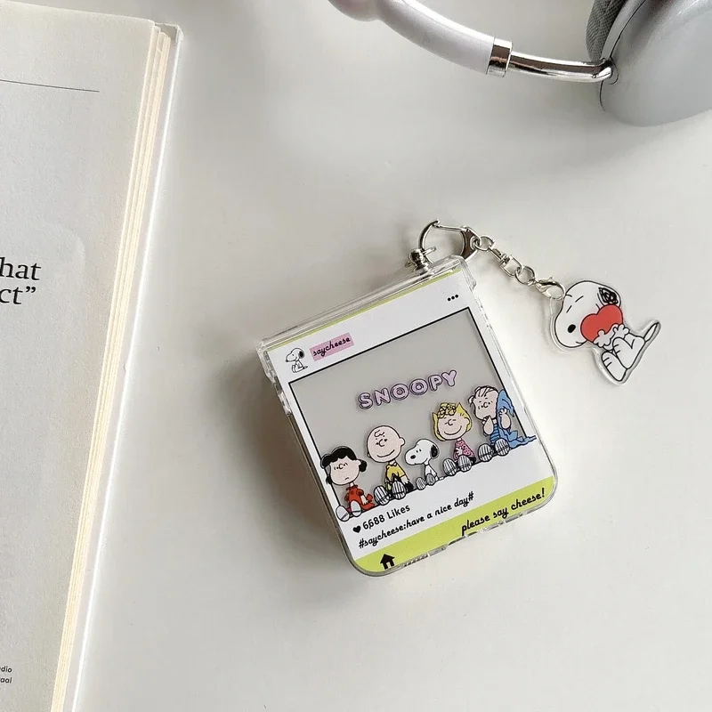 Cute Cartoon Snoopy Charlie Br - Phone Cases Z Flip 6 评论和价格