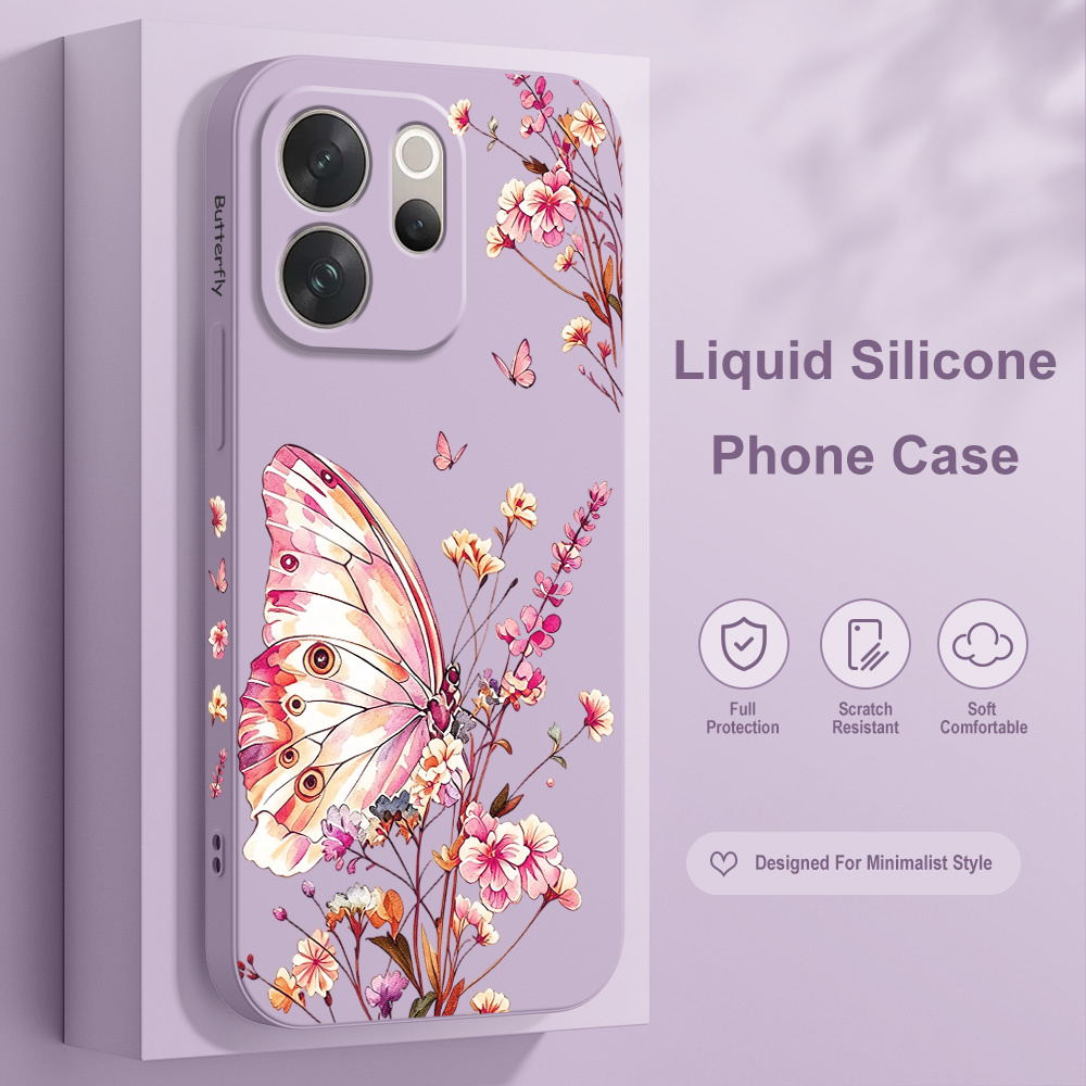 Butterfly Sprig Phone Case For - Phone Cases Vivo 评论和价格