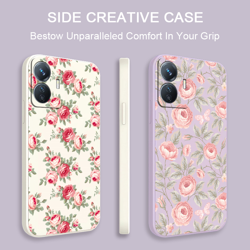 Little Flowers Print Phone Cas - Phone Cases Vivo 评论和价格