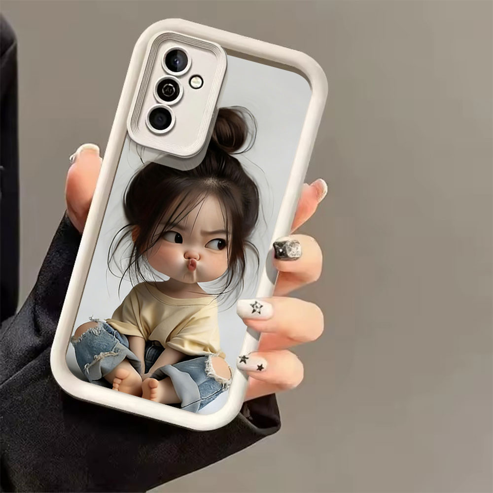 Meatball Head Girl Silicone Sh - Phone Cases For Samsung S21 5G 评论和价格