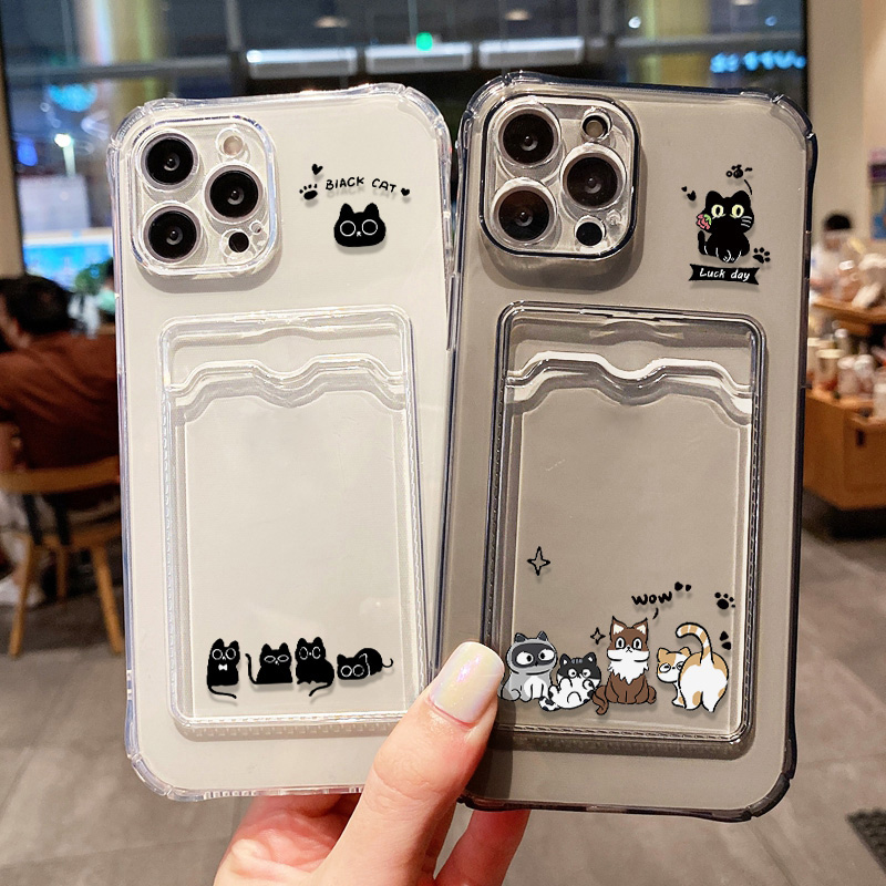Cute Black Cat Phone Case For  - Phone Cases Xr Cute 评论和价格