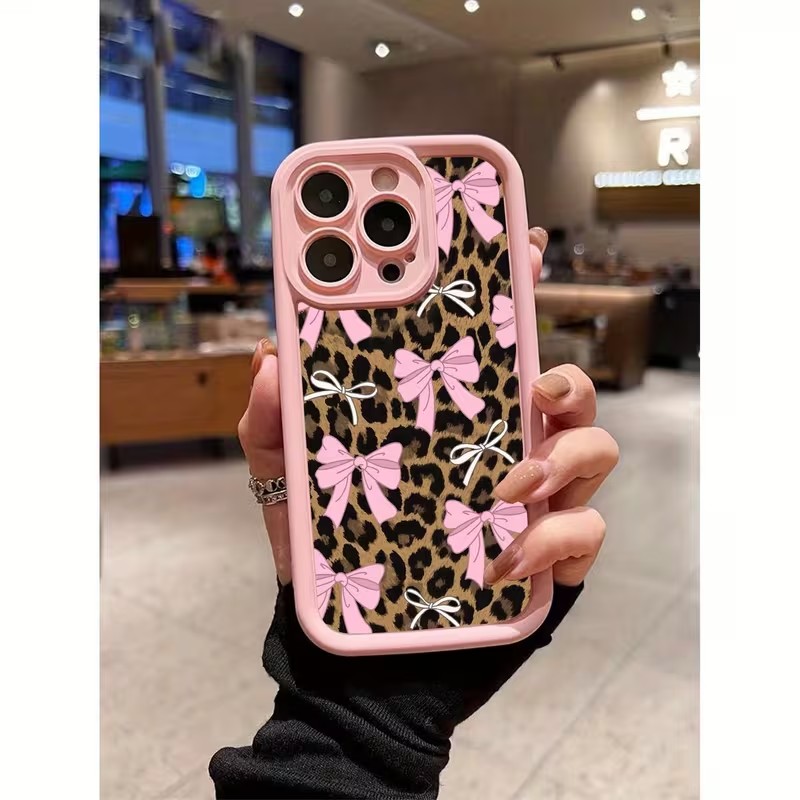 Leopard Print Bow Phone Case F - Phone Cases Like Loopy 评论和价格