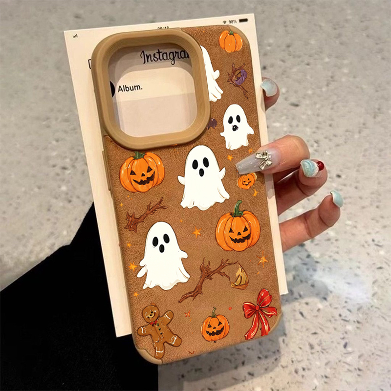 Halloween Cute Pumpkin Ghost P - Phone Cases Xr Cute 评论和价格