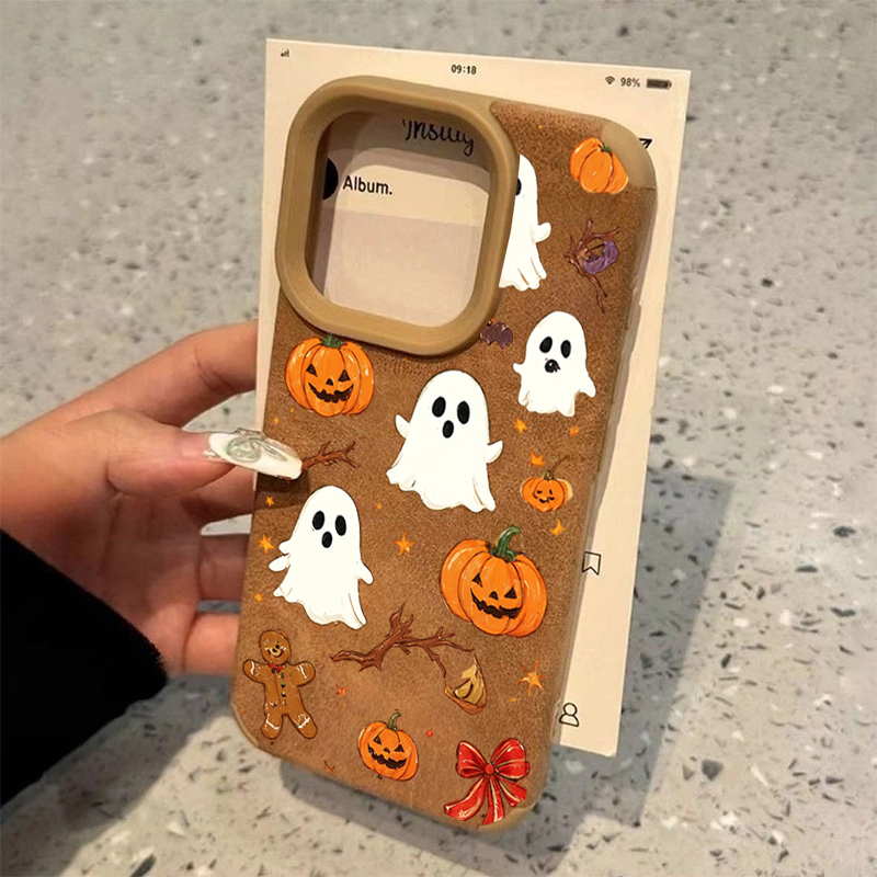 Halloween Cute Pumpkin Ghost P - Phone Cases Xr Cute 评论和价格