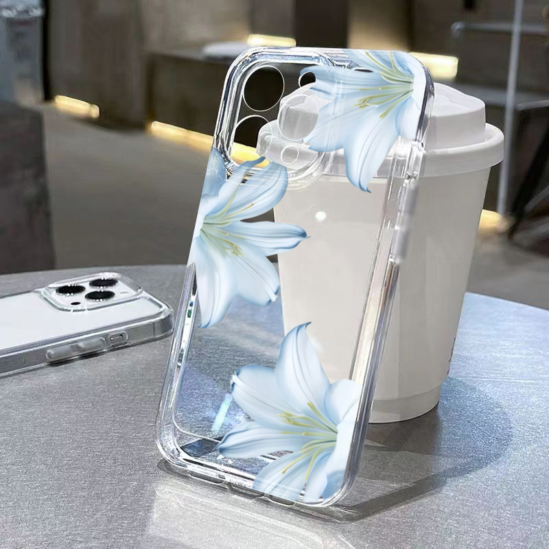 Fashion Exquisite White Lily F - Phone Cases Like Loopy 评论和价格