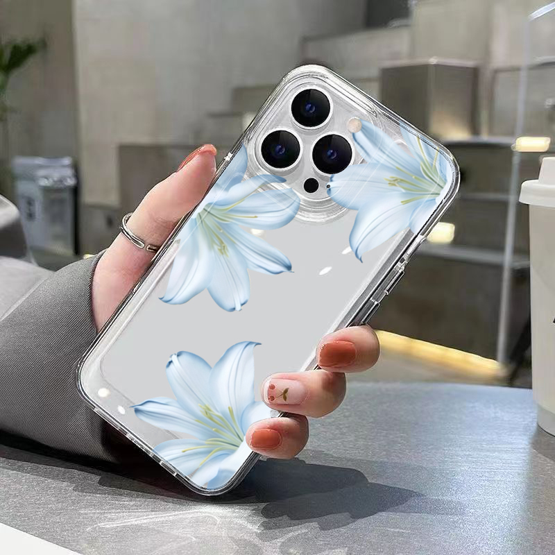 Fashion Exquisite White Lily F - Phone Cases Like Loopy 评论和价格