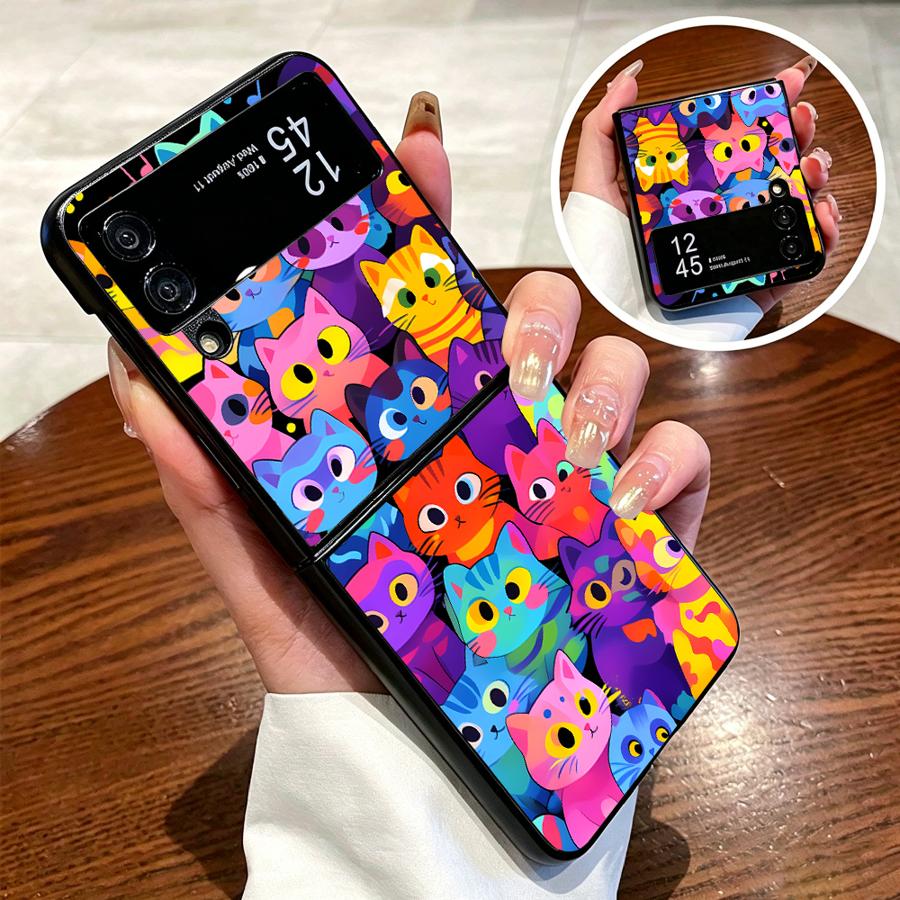 Full Cover Cat Phone Cover Cas - Phone Cases Z Flip 6 评论和价格