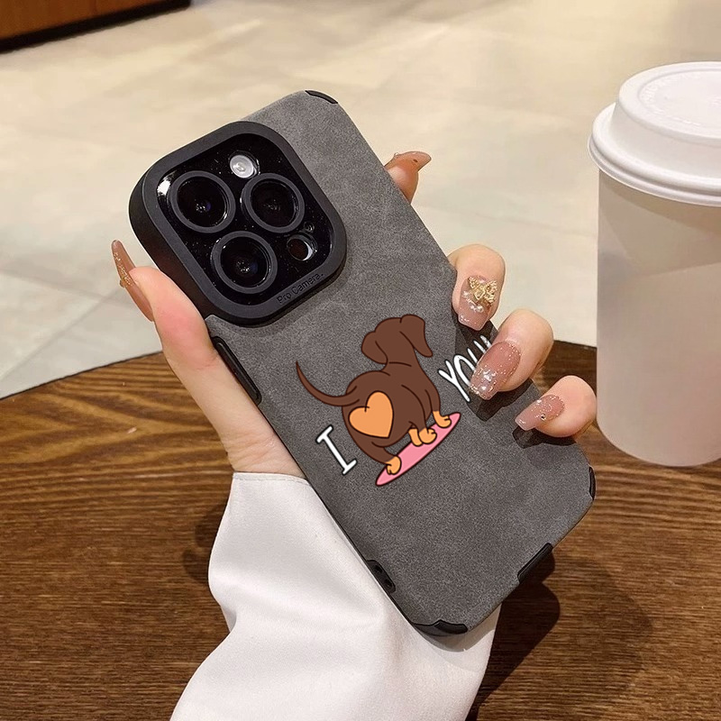 Cute Dachshund Heart Print Pho - Phone Cases Xr Cute 评论和价格