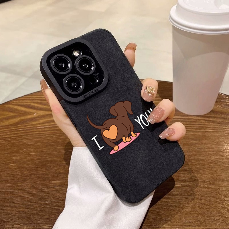 Cute Dachshund Heart Print Pho - Phone Cases Xr Cute 评论和价格